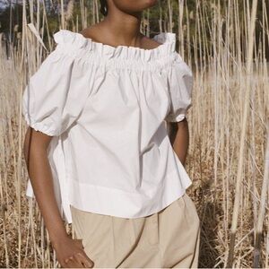 SHAINA MOTE Hysperia Top in Onyx Black - Excellent Pre-Owned Condition, 0 / XS